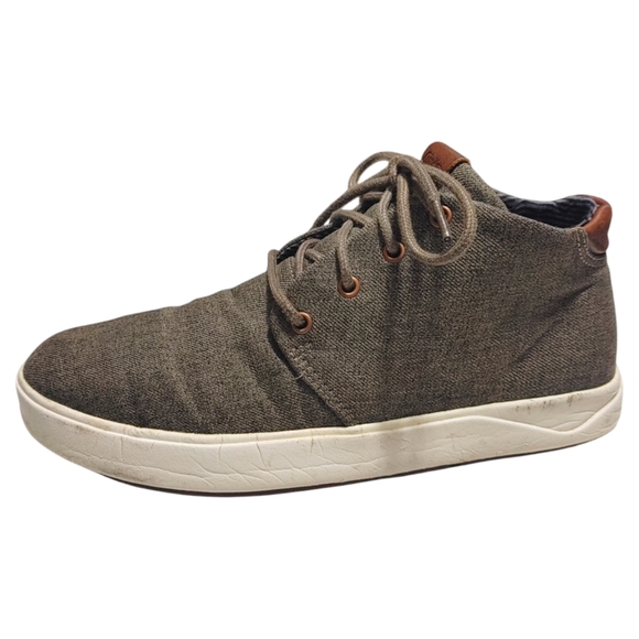 Olukai Nānā Hele Wai‘apo Water-Resistant Gray High Top Sneakers Men's Size 8 - Picture 10 of 10